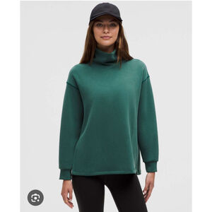 Women's Lululemon Dark Green Turtleneck Sweatshirt XL